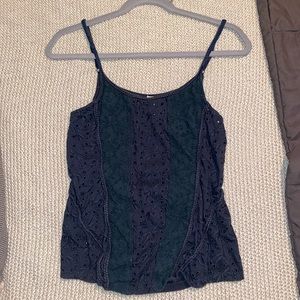 Free People crochet detail tank
